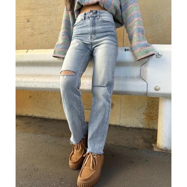 ジーンズ デニム デニムパンツ moeka - ダメージカットオフデニム made in INTER...