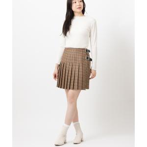 スカート O'NEIL OF DUBLIN オニールオブダブリン Wワイドベルト キルトラップ ミニスカート