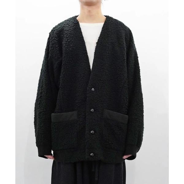 カーディガン 「my beautiful landlet」FAUX ALPACA BIG CARDI...