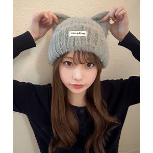 KIJIMA TAKAYUKI アルパカ100% ニット帽 ビーニー ブラウン KIJIMA TAKAYUKI（キジマタカユキ） ニット帽 ニットキャップ 「WOMEN
