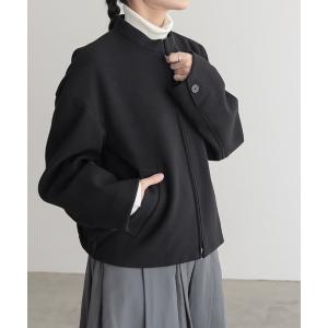 ブルゾン アウター ウールライクスタンドブルゾン「サスティナブル」 レディース