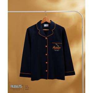 パジャマ ルームウェア PEANUTS × une nana cool「綿100％」ハイゲージ天竺パジャマ レディース