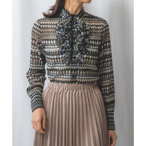 NARACAMICIE（ナラカミーチェ） ブラウス シャツ 「NARACAMICIE」幾何
