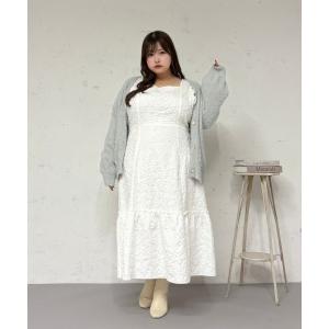 Louiosy 「Louiosy」 キャミソールワンピース 3L オフホワイト