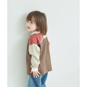 tシャツ ワッフル クレイジー 配色 長袖Tシャ...の商品画像