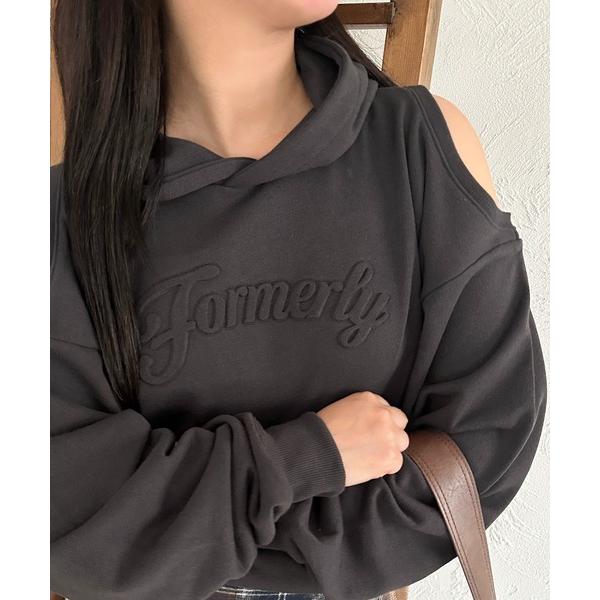 パーカー 「apresjour mignon」エンボス加工フーディ「ZOZOTOWN限定アイテム」 ...