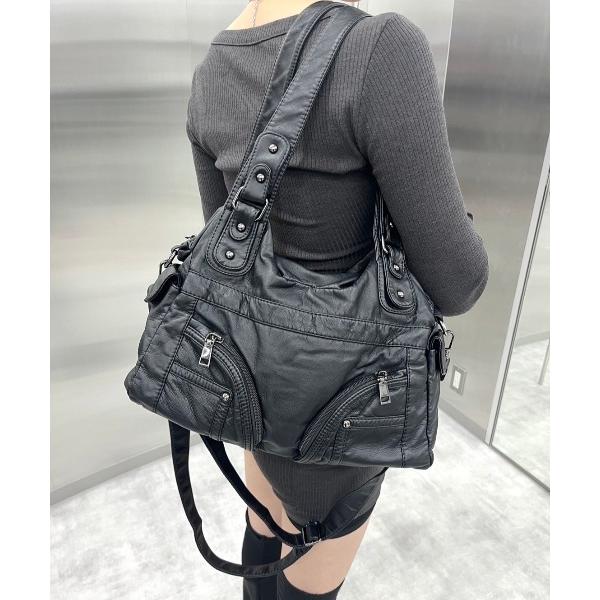 ショルダーバッグ 「nmtc+」2way coating pocket shoulder bag 2...