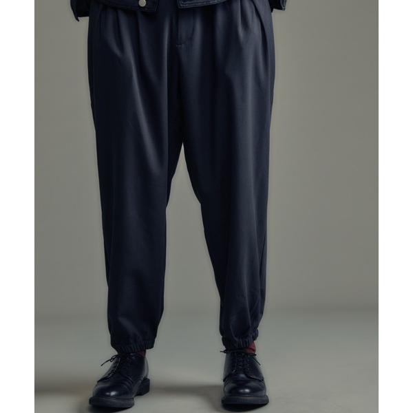 ワイドパンツ スラックス パンツ 「ADAMPATEK/アダムパテック」generous tuck ...