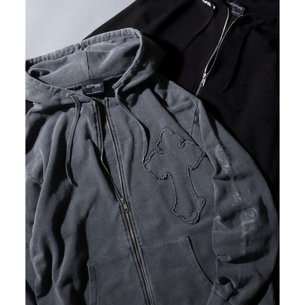 パーカー 2025SS新柄追加 Ed Hardy/エド・ハーディー ヴィンテージライク ワンポイント...