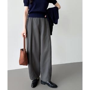 ワイドパンツ パンツ 「サイズ×カラー展開あり」 バレルパンツ ポケット付き ワイドパンツ バレルレッグパンツ コクーン パンツ レディース