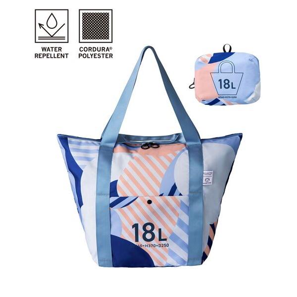 トートバッグ MILESTO×PAPIERTIGRE ポケッタブルトートバッグ 18L レディース