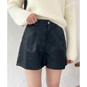 Asterellivi パンツ タック入りショートパンツ レディース : ZOZOTOWN