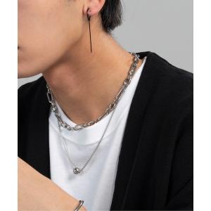 ネックレス 金属アレルギー対応「ieLS」ステンレス　2wayボールネックレス メンズ レディース