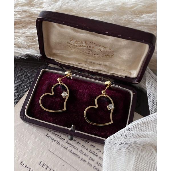 ピアス 「mallelabrocante/マルラブロカント」　サージカルステンレス　ヴィンテージハー...