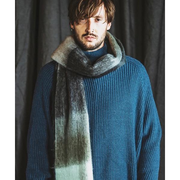 ストール マフラー 「NO ID.」Multi-Color Mohair Touch Stole /...