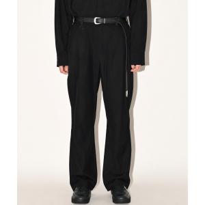 パンツ アウトサイダー ストレッチナイロンパンツ/Outsider flare trousers メンズ レディース