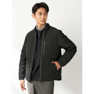 ダウンジャケット ダウン ブロックステッチレスダウンジャケット メンズ