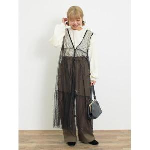 未使用　CELFORD　ボウタイ付きレースマーメイドワンピース　レースワンピース CELFORD｜ボウタイレースマーメイドワンピース