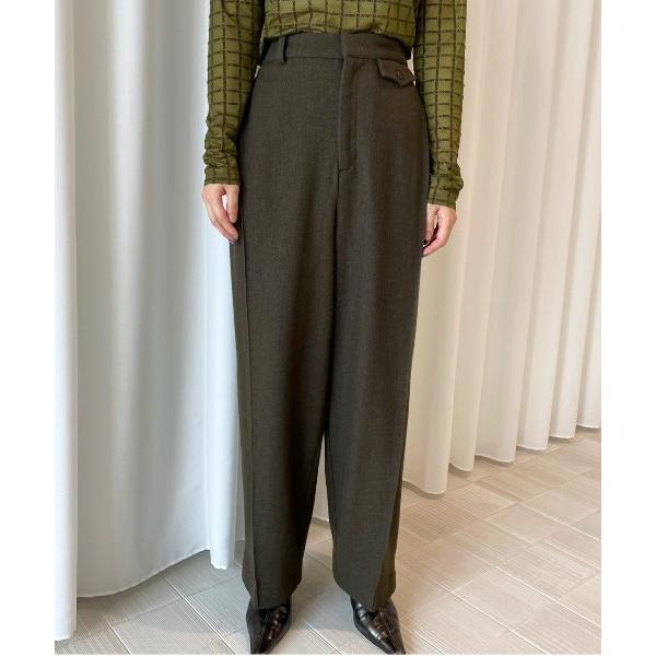パンツ FORM WOOL STRAIGHT PANTS レディース