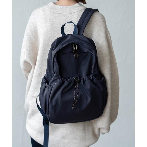 デイバック リュック 7ポケット撥水リュック ドローコード パラコード ユニセックス 大きめ タウン...