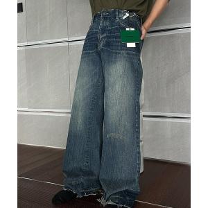 MASONPRINCE パーカー オーバーサイズ ペイント加工 ZIPパーカー