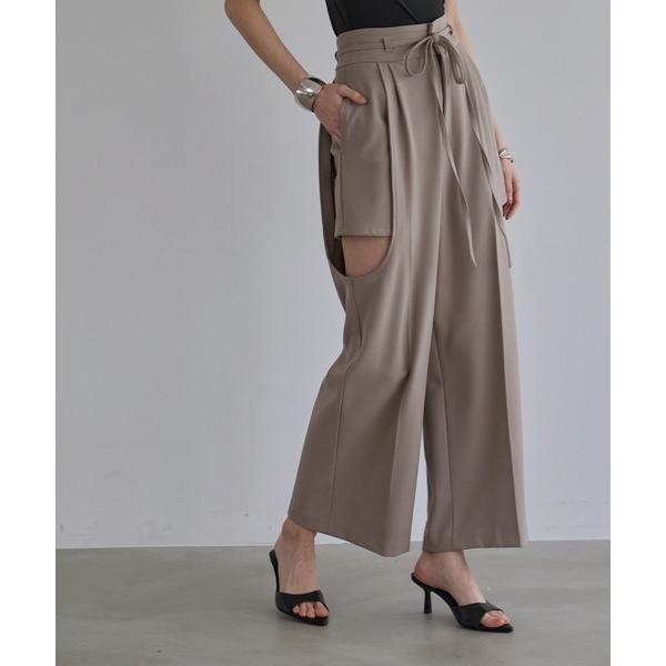 スラックス パンツ Soft Warm Hole Slacks レディース