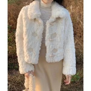 ダッフルコート コート ダッフルコート風ショートジャケット