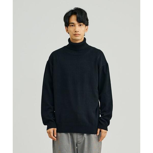セーター ニット 「UNISEX」ANTI PILLING WOOL タートルニット メンズ