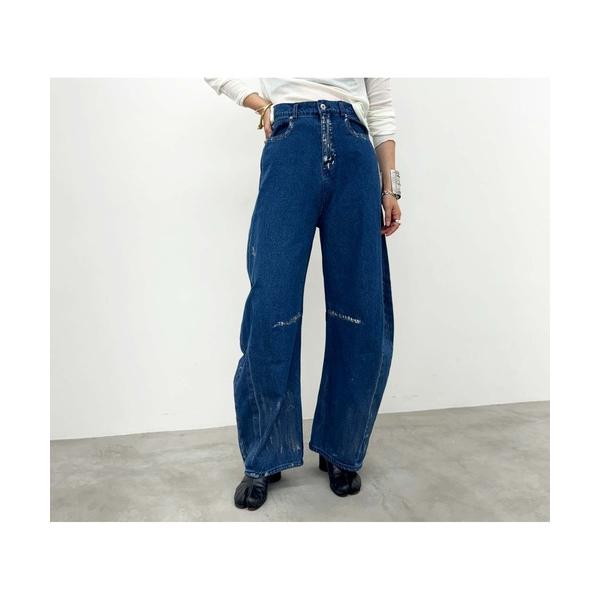 ジーンズ デニム デニムパンツ 10onzペイントカーブデニム レディース