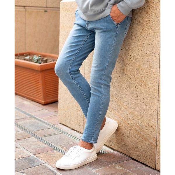 ジーンズ 「vicci/ヴィッチ」スーパーストレッチスリムテーパードデニムパンツ メンズ レディース