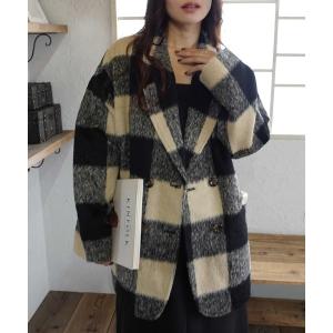 ジャケット テーラードジャケット シャギーテーラーコート レディース