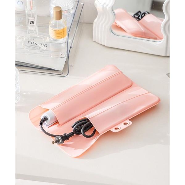 ポーチ 3-9D8  シリコン ヘアアイロンケース  ヘアアイロン収納 レディース