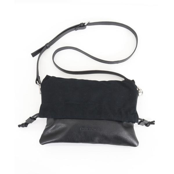 ショルダーバッグ 「Km」「it」「ADAMPATEK」leather switching draw...