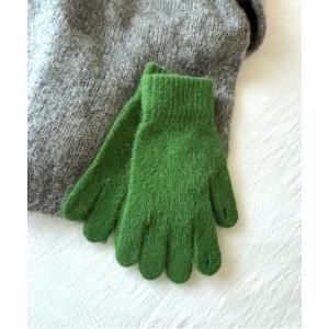 モヘアタッチ ショート手袋 スマホ対応