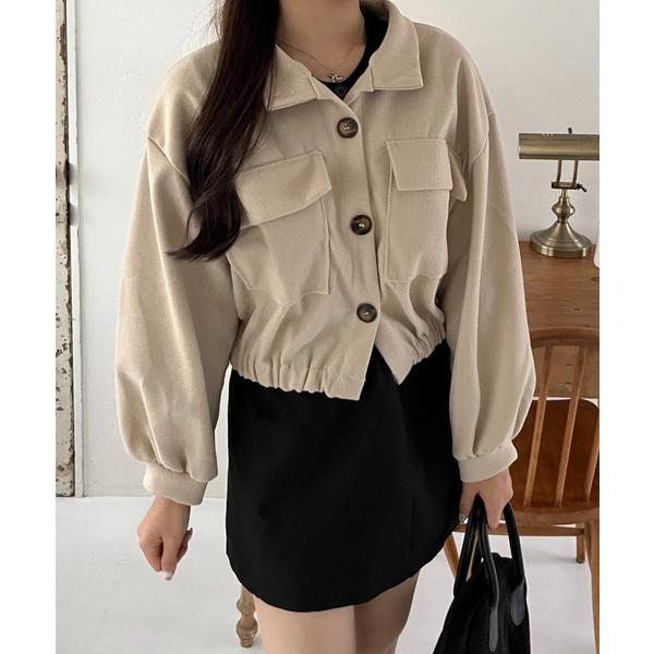 ダウンコート ダウンジャケット スタンドカラー　ショートコート レディース