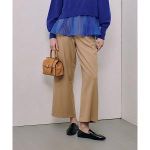 パンツ ウールライクフランネルヨークレスパンツ レディース
