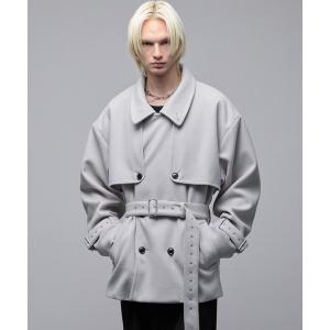 BURBERRY BLACK LABEL　メンズコートM ふわふわ BURBERRY BLACK LABEL（バーバリーブラックレーベル） 美品 ミドル丈