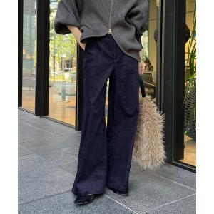 パンツ 「WEB限定」コーデュロイワイドパンツ レディース