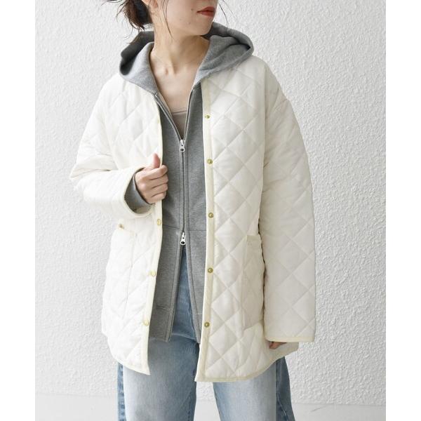 ノーカラーコート コート Traditional Weatherwear: ARKLEY キルティン...