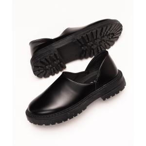 スリッポン チャンキーソール ドクターシューズ / スリッポン メンズ