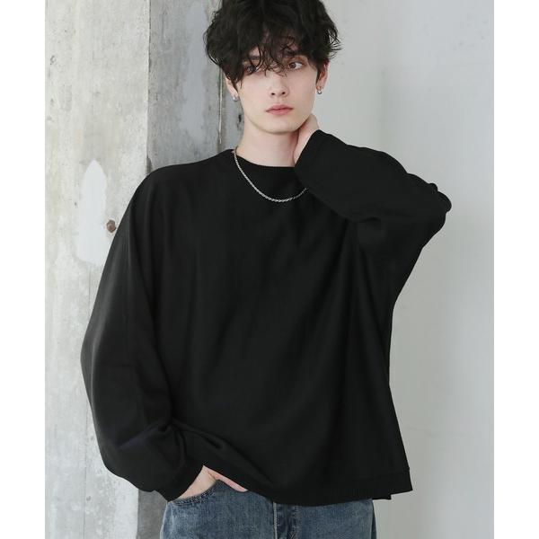 セーター ニット ミラノリブハイゲージショート丈ドルマンニット メンズ