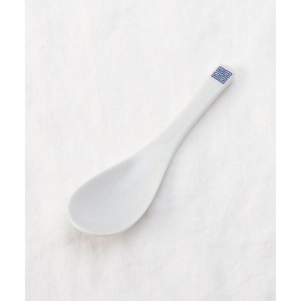 カトラリー レトロ中華 ナルトレンゲ 青