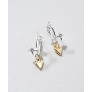 ヤージ ya-ji 紐ピアス ゴールド レッド アクセサリー : LOOPヤフー