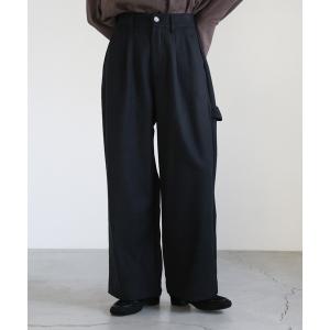 パンツ ウールタッチペインターパンツ レディース