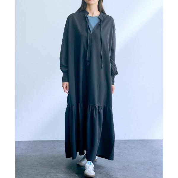 ワンピース 高身長　ティアードマキシワンピース（トールサイズ）Essenave