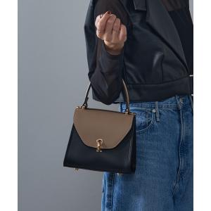 ショルダーバッグ バッグ 「GIANNI NOTARO」バイカラー2WAYレザーショルダーハンドバッグ / 380 レディース