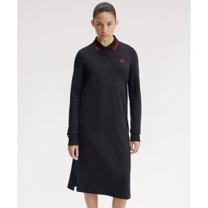 FRED PERRY（フレッドペリー） ワンピース TIPPED MOCK NECK RIBBED
