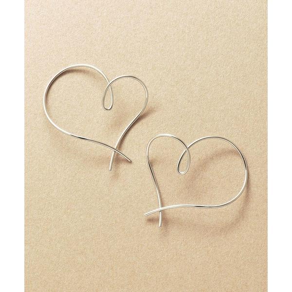 ピアス GF ヒネリハートピアス(Pt) レディース