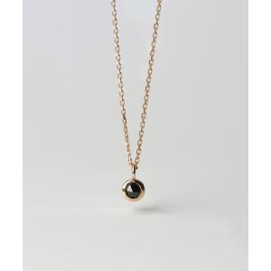 ネックレス 一石 ブラックダイヤモンド 0.05ct ネックレス | K10YG レディース
