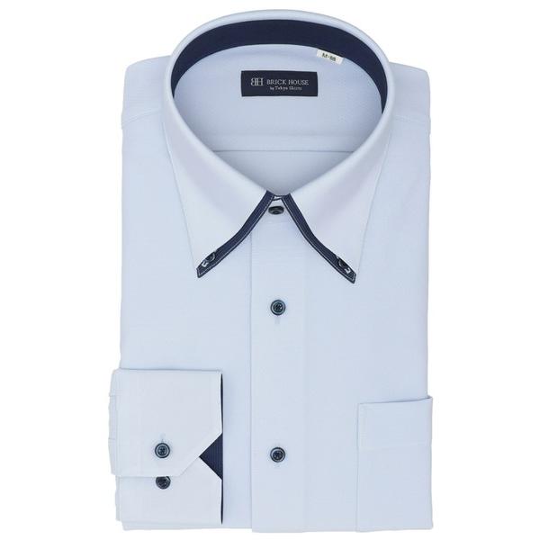 フォーマル シャツ 形態安定ノーアイロン ボタンダウン 長袖ストレッチビジネスワイシャツ メンズ